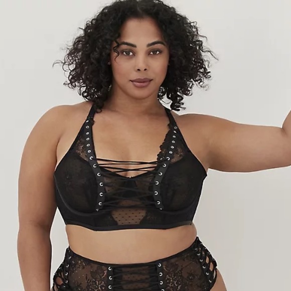 TORRID Laced-up Bra - Picture 2 of 8